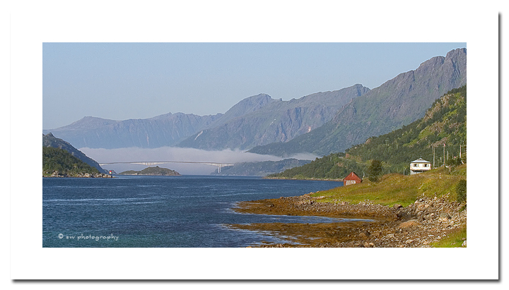 Lofoten - Blick in den Raftsund von Digermulen aus